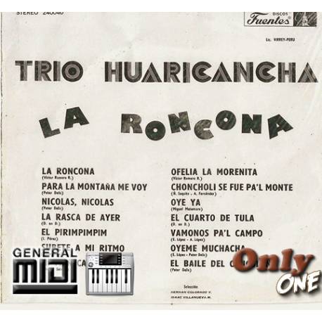 Mix Pavido Navido - Trio Huaricancha - Midi File (OnlyOne) 