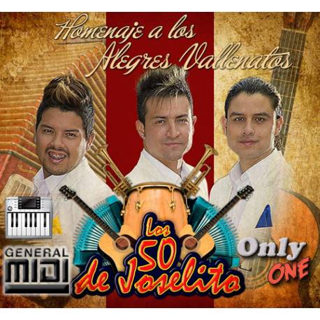 Los Camarones - Los 50 de Joselito - Midi File (OnlyOne) 
