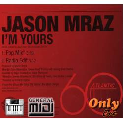 I´m Yours - Jason Mraz- Midi File (OnlyOne)