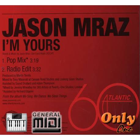 I´m Yours - Jason Mraz- Midi File (OnlyOne)