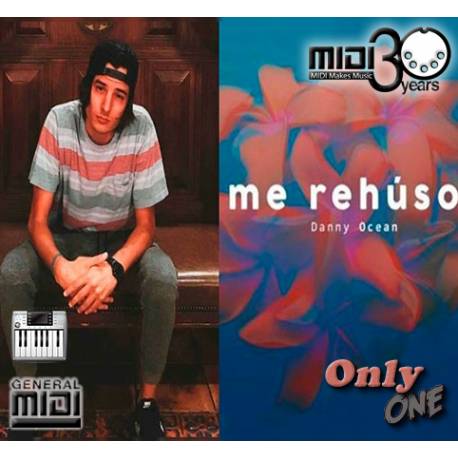 Me Rehuso - Danny Ocean - Midi File (OnlyOne)