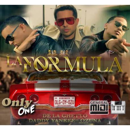 La Formula - De La Ghetto - Daddy Yankee - Ozuna - Chris Jeday - Midi File (OnlyOne)
