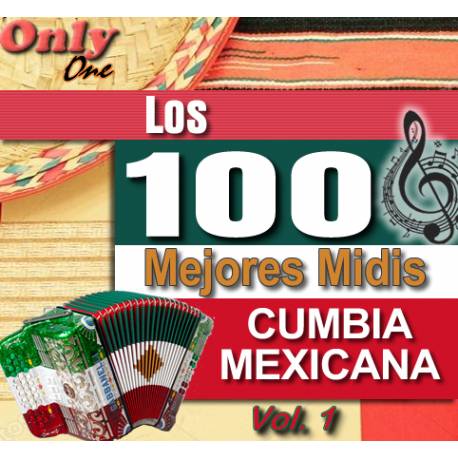 Mega Pack 100 Midis - Cumbias Mexicanas - Midi File (OnlyOne) 