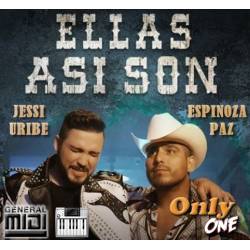 Ellas Asi Son - Jessi Uribe - Midi File (OnlyOne)