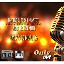 Agregar Texto a 1 Midi (Mid - Kar) to 5 Min (OnlyOne)