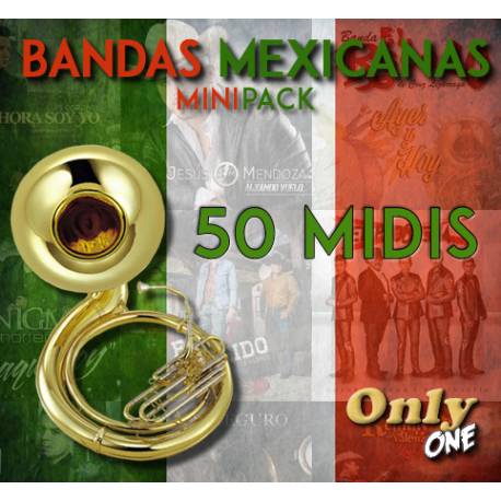 Mini Pack 50 Midis - Banda Mexicana No. 1 - Midi File (OnlyOne)