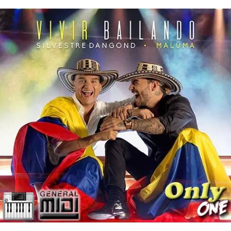 Vivir Bailando - Silvestre Dangond - Maluma - Midi File (OnlyOne)