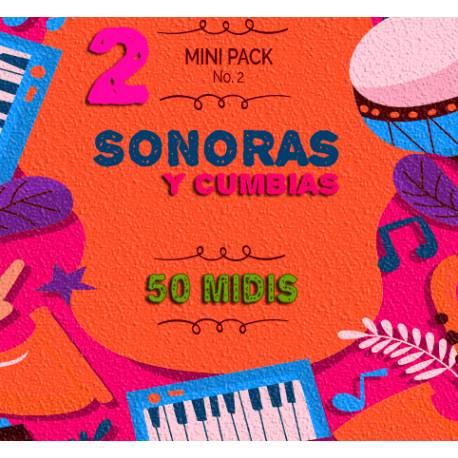 Mini Pack 50 Midis - Sonoras y Cumbia No.2 - Midi File (OnlyOne)