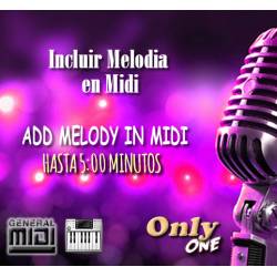 Incluir Melodia a Midi (Mid) to 5 Minutos (OnlyOne)