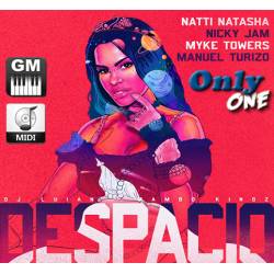 Despacio - Natti Natasha Ft Nicky Jam - Manuel Turizo - Myke Towers - Midi File Original (OnlyOne)