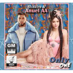 Me Gusta - Shakira y Anuel AA - Midi File (OnlyOne)