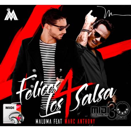 Felices los 4 - Ver. Salsa - Maluma ft. Marc Anthony - Midi File (OnlyOne)