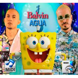 Agua - J Balvin - Bob Sponge - Midi File (OnlyOne)