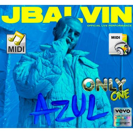 Azul - J Balvin - Midi File (OnlyOne)