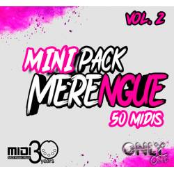Mini Pack 50 Midis - Merengue Vol. 2  - Midi File (OnlyOne)