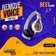 Remover Voz de Canciones 25 Min - Wav or MP3 File (OnlyOne)