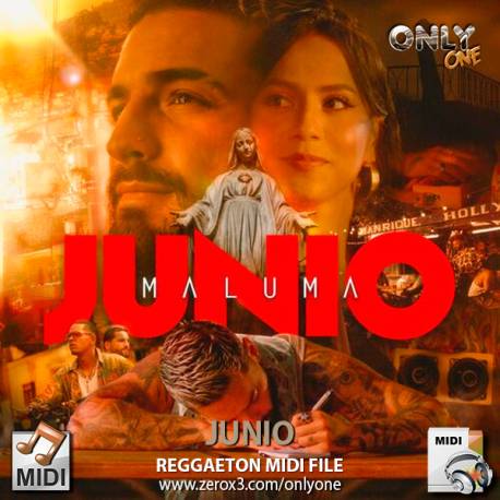 Junio - Maluma - Midi File (OnlyOne)
